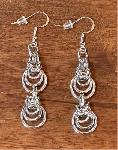 Stacked Chain Maille Earrings