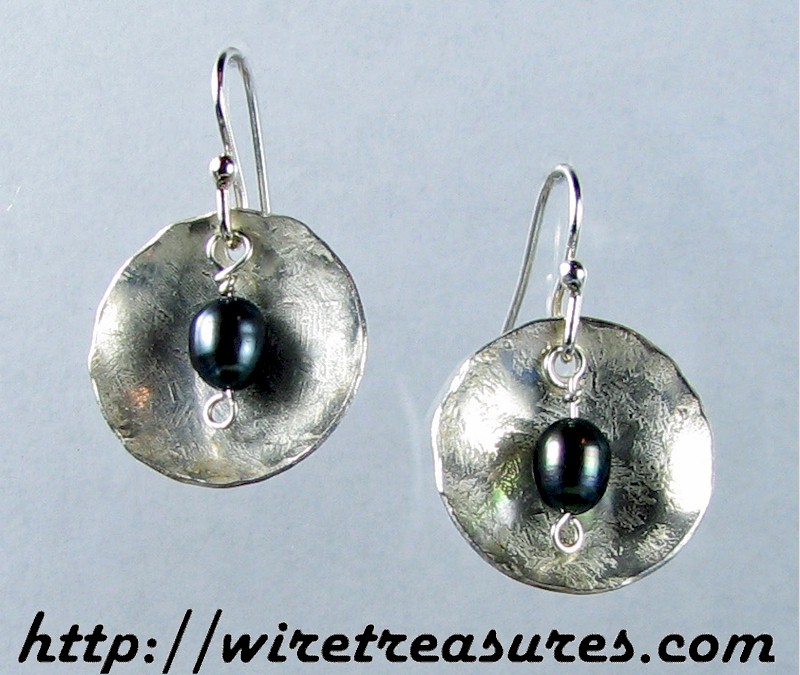 Silver Buttercup Earrings