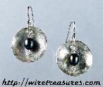 Silver Buttercup Earrings